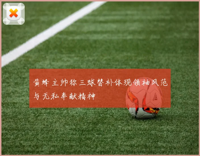 黄蜂主帅称三球替补体现领袖风范与无私奉献精神